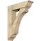 Ekena Millwork Legacy Traditional Rough Sawn Bracket w/ Offset Brace, Douglas Fir, 8"W x 30"D x 38"H BKT0806X30X38LEC01RDF - alternate 1